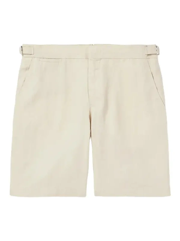 Norwich Straight-Leg Linen Shorts - Men Norwich Straight-Leg Linen Shorts - Men