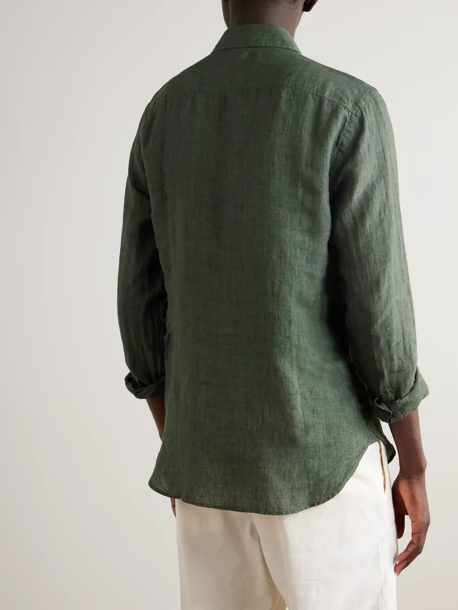 Orlebar Brown Giles Linen Shirt - Men | Thumbnail 3