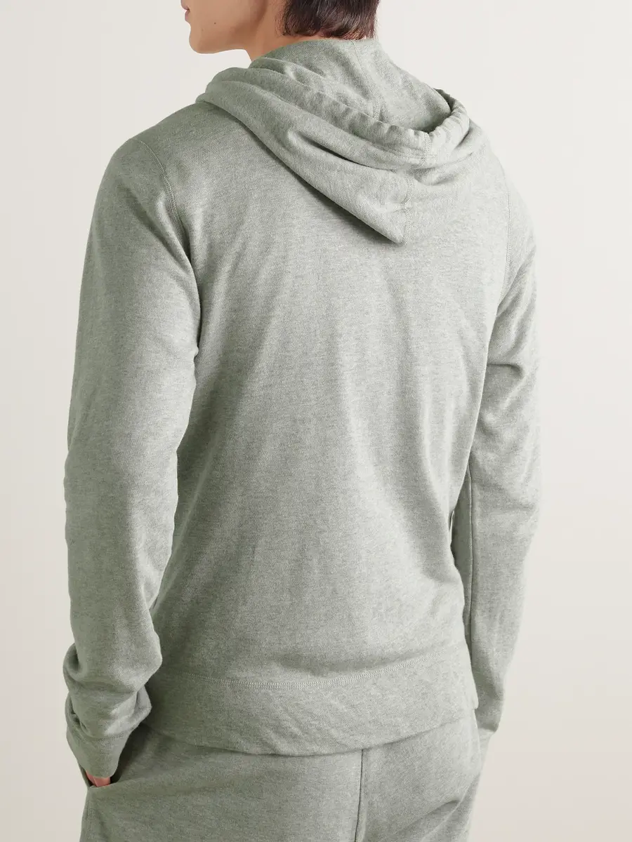 James Perse Cotton-Jersey Zip-Up Hoodie - Men | Thumbnail 3 James Perse Cotton-Jersey Zip-Up Hoodie - Men | Thumbnail 3