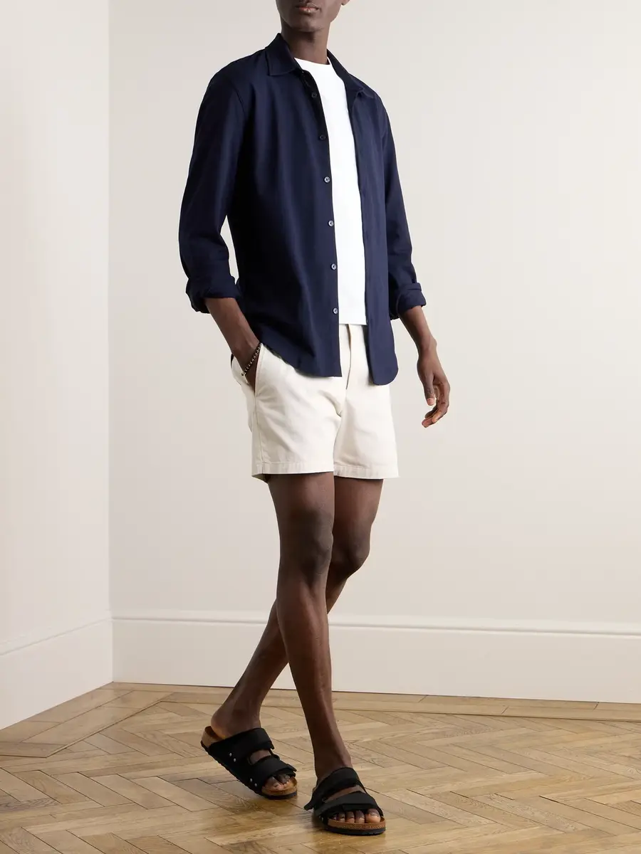 Orlebar Brown Giles Cotton-Piqué Shirt - Men | Thumbnail 2 Orlebar Brown Giles Cotton-Piqué Shirt - Men | Thumbnail 2