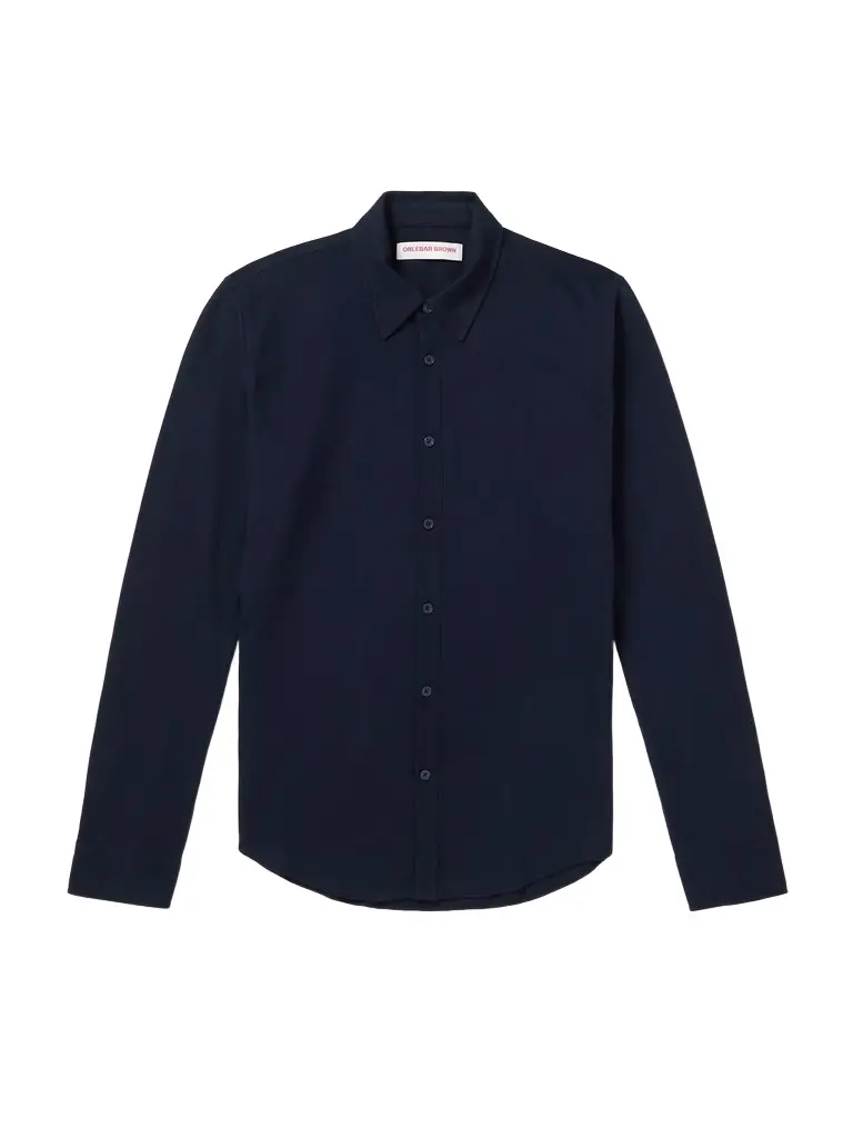 Orlebar Brown Giles Cotton-Piqué Shirt - Men | Image 1 Orlebar Brown Giles Cotton-Piqué Shirt - Men | Image 1