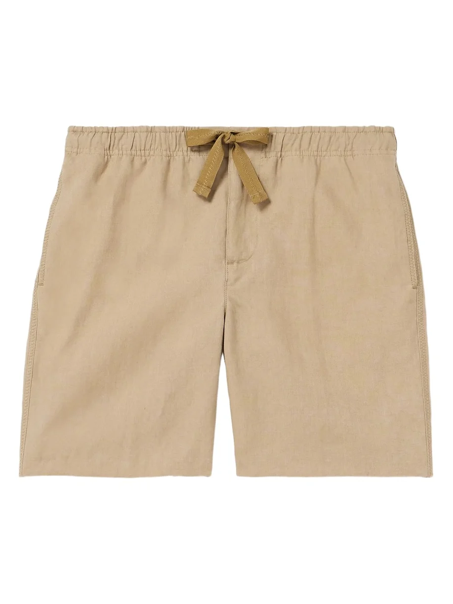 Alex Straight-Leg Linen Drawstring Shorts - Men Alex Straight-Leg Linen Drawstring Shorts - Men