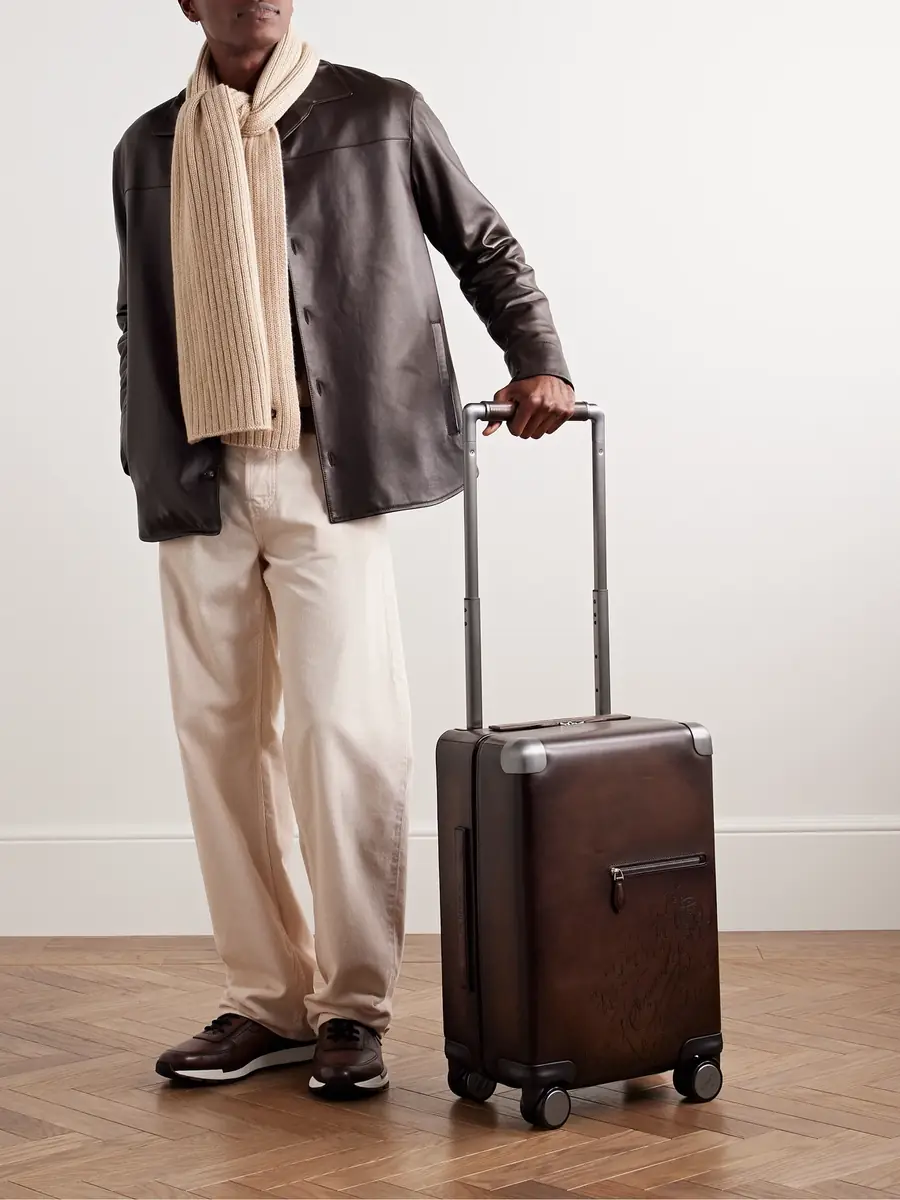 Berluti Formula 1005 Scritto Venezia Softy Leather Suitcase - Men | Thumbnail 2 Berluti Formula 1005 Scritto Venezia Softy Leather Suitcase - Men | Thumbnail 2