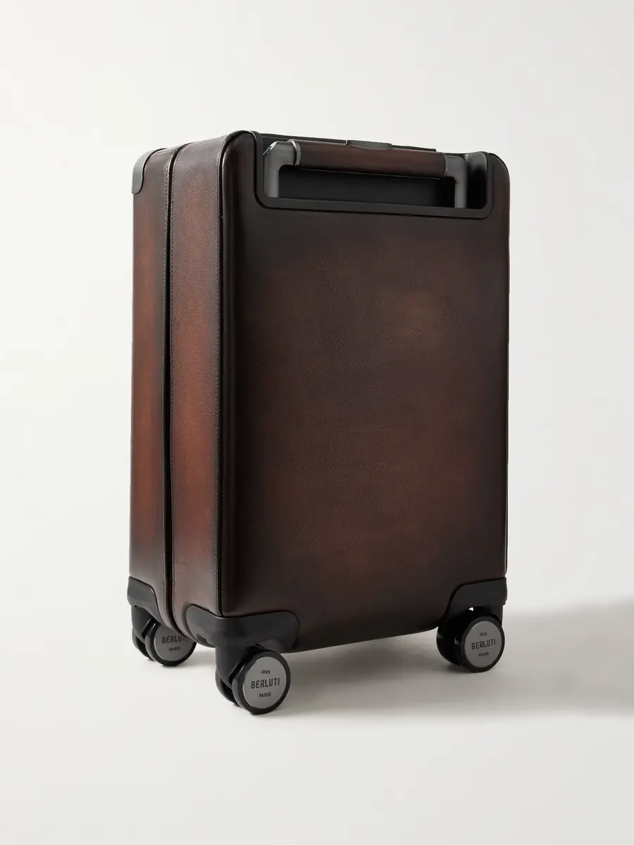 Berluti Formula 1005 Scritto Venezia Softy Leather Suitcase - Men | Thumbnail 3 Berluti Formula 1005 Scritto Venezia Softy Leather Suitcase - Men | Thumbnail 3