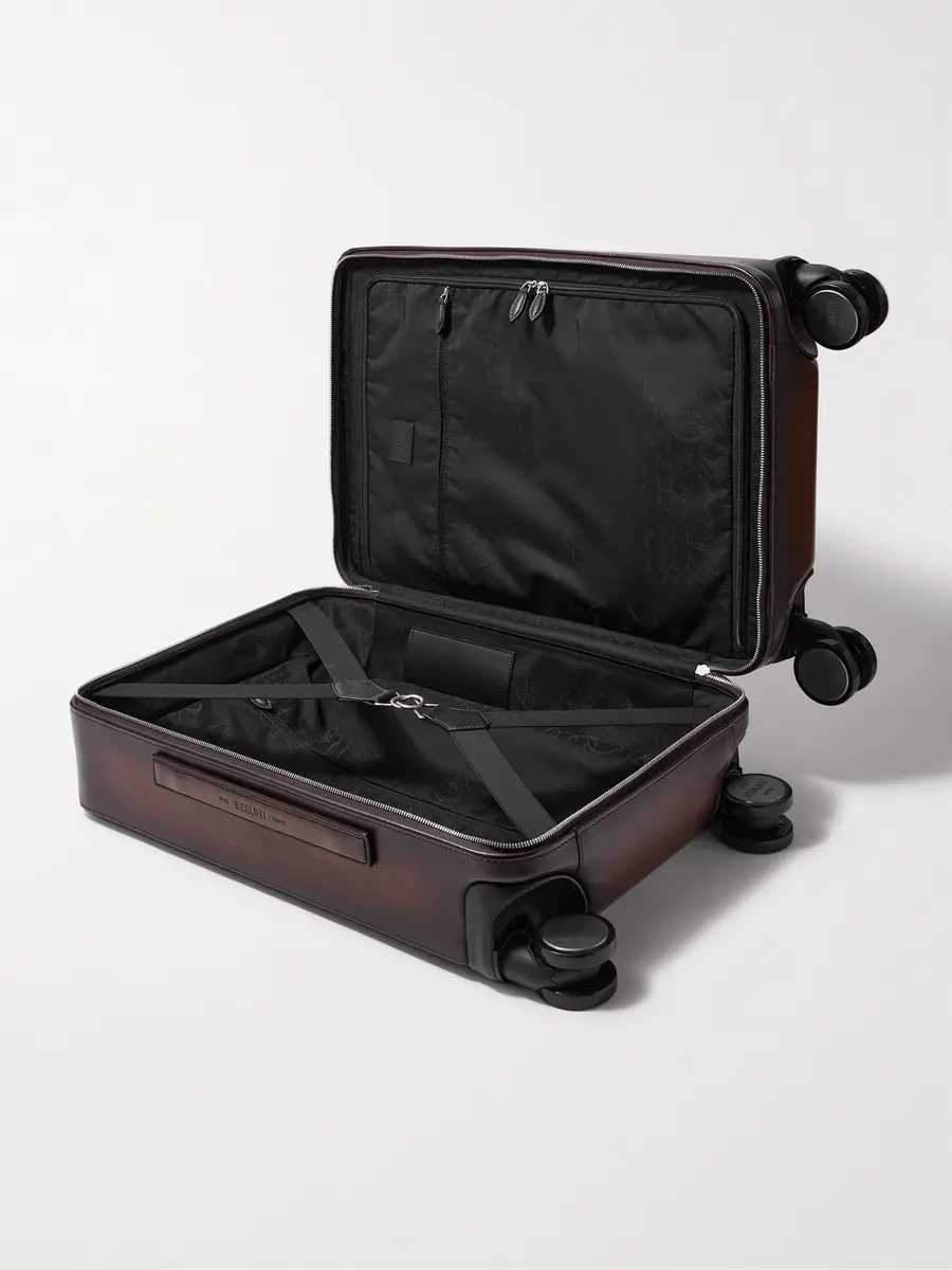 Berluti Formula 1005 Scritto Venezia Softy Leather Suitcase - Men | Thumbnail 5 Berluti Formula 1005 Scritto Venezia Softy Leather Suitcase - Men | Thumbnail 5