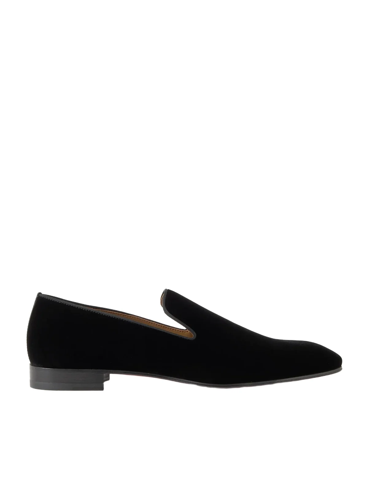 Dandelion Grosgrain-Trimmed Velvet Loafers - Men Dandelion Grosgrain-Trimmed Velvet Loafers - Men
