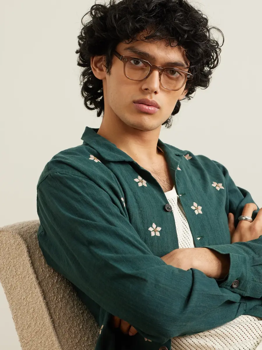 Garrett Leight California Optical Sherwood Square-Frame Acetate Optical Lenses - Men | Thumbnail 2