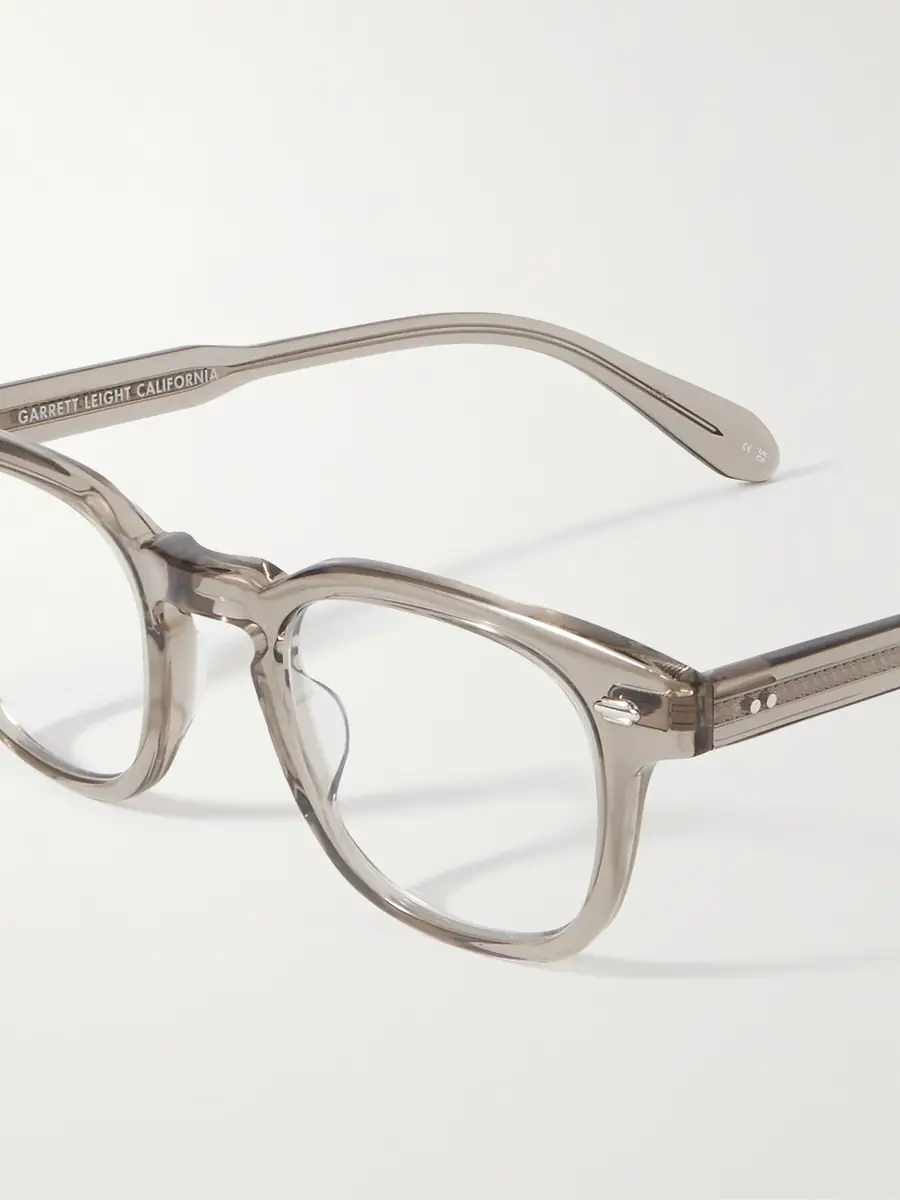 Garrett Leight California Optical Sherwood Square-Frame Acetate Optical Lenses - Men | Thumbnail 4