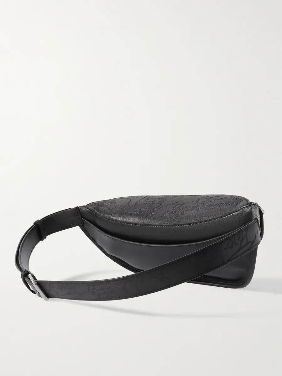 Berluti Rider Scritto Venezia Softy Full-Grain Leather Belt Bag - Men | Thumbnail 3 Berluti Rider Scritto Venezia Softy Full-Grain Leather Belt Bag - Men | Thumbnail 3