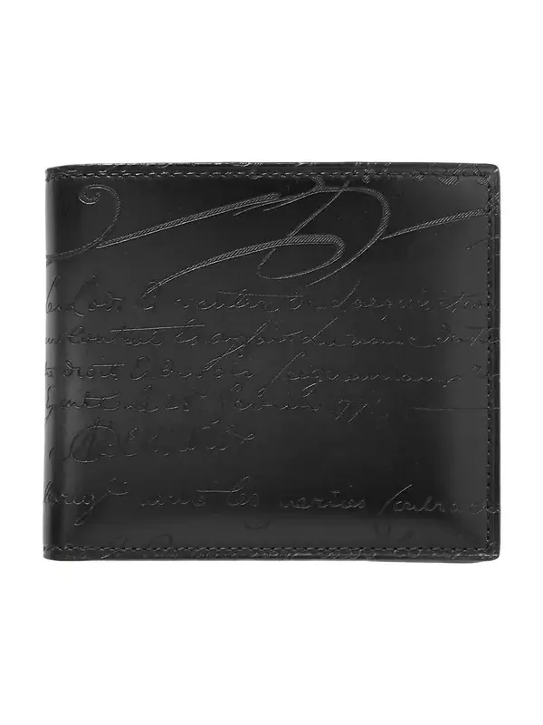 Makore Scritto Venezia Leather Billfold Wallet - Men Makore Scritto Venezia Leather Billfold Wallet - Men