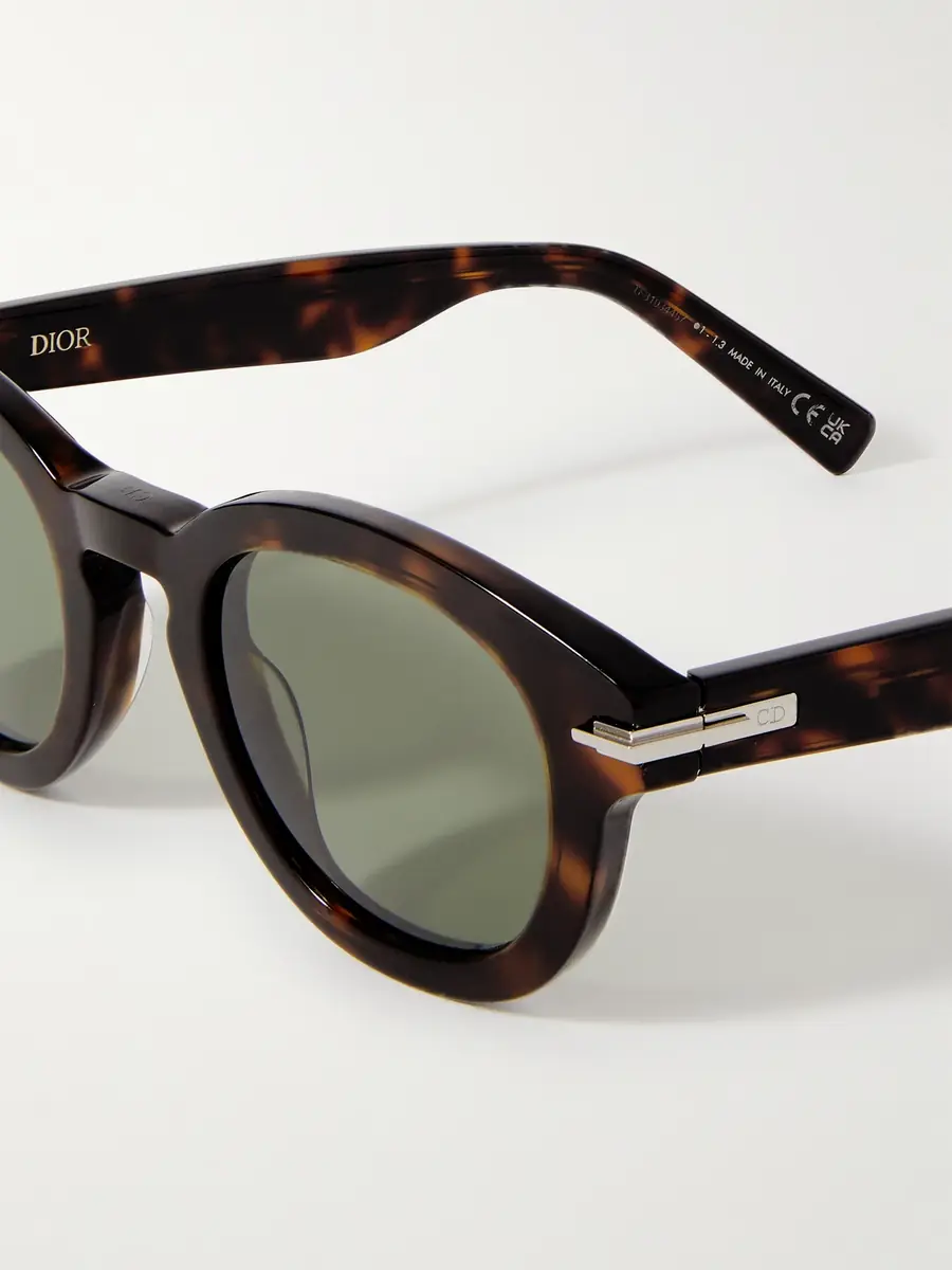 DIOR Eyewear DiorBlackSuit R5I Round-Frame Acetate Sunglasses - Men | Thumbnail 3 DIOR Eyewear DiorBlackSuit R5I Round-Frame Acetate Sunglasses - Men | Thumbnail 3