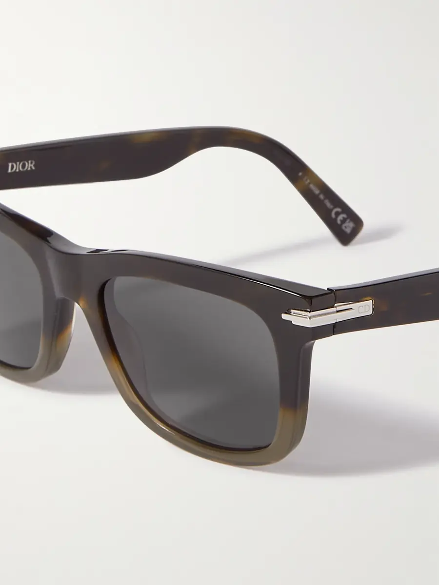 DIOR Eyewear DiorBlackSuit S11I Havana Geometric Acetate Sunglasses - Men | Thumbnail 3 DIOR Eyewear DiorBlackSuit S11I Havana Geometric Acetate Sunglasses - Men | Thumbnail 3