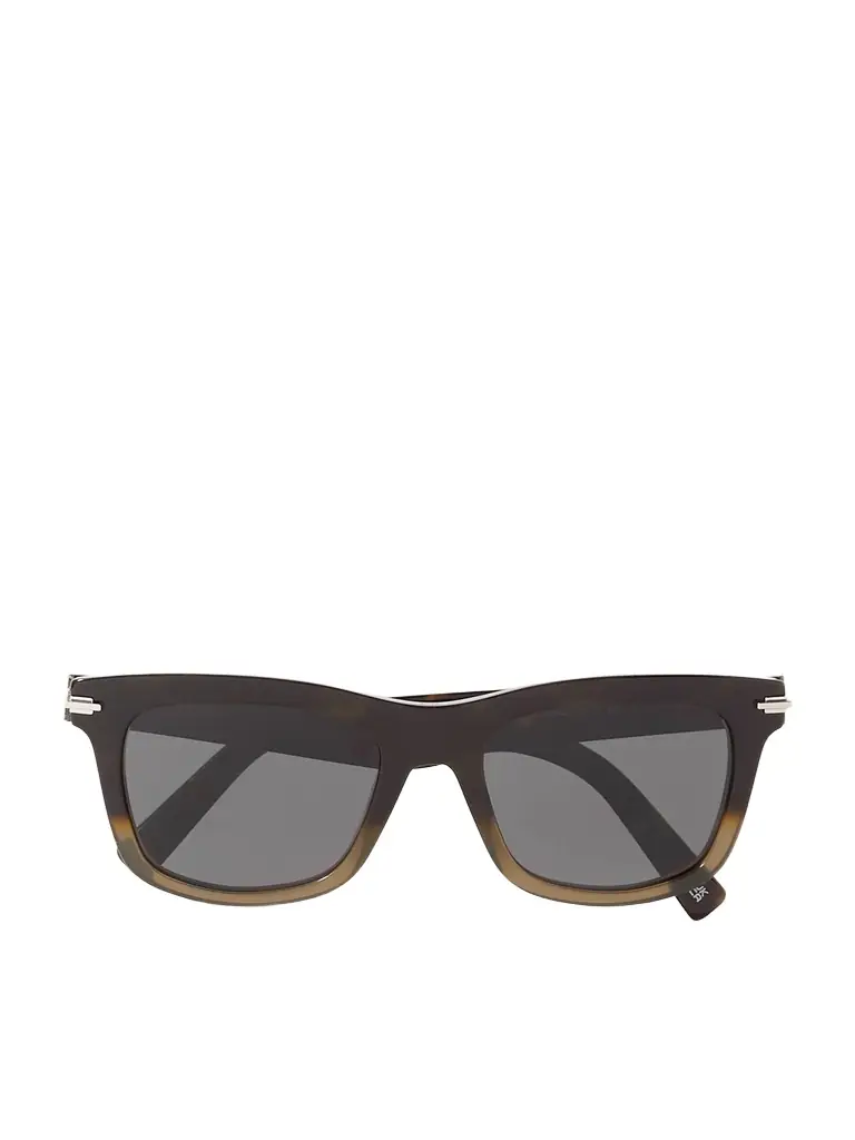 DIOR Eyewear DiorBlackSuit S11I Havana Geometric Acetate Sunglasses - Men | Image 1 DIOR Eyewear DiorBlackSuit S11I Havana Geometric Acetate Sunglasses - Men | Image 1