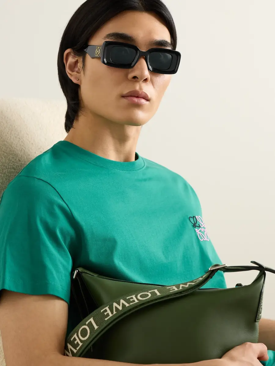 Loewe Anagram Rectangular-Frame Acetate Sunglasses - Men | Thumbnail 2 Loewe Anagram Rectangular-Frame Acetate Sunglasses - Men | Thumbnail 2