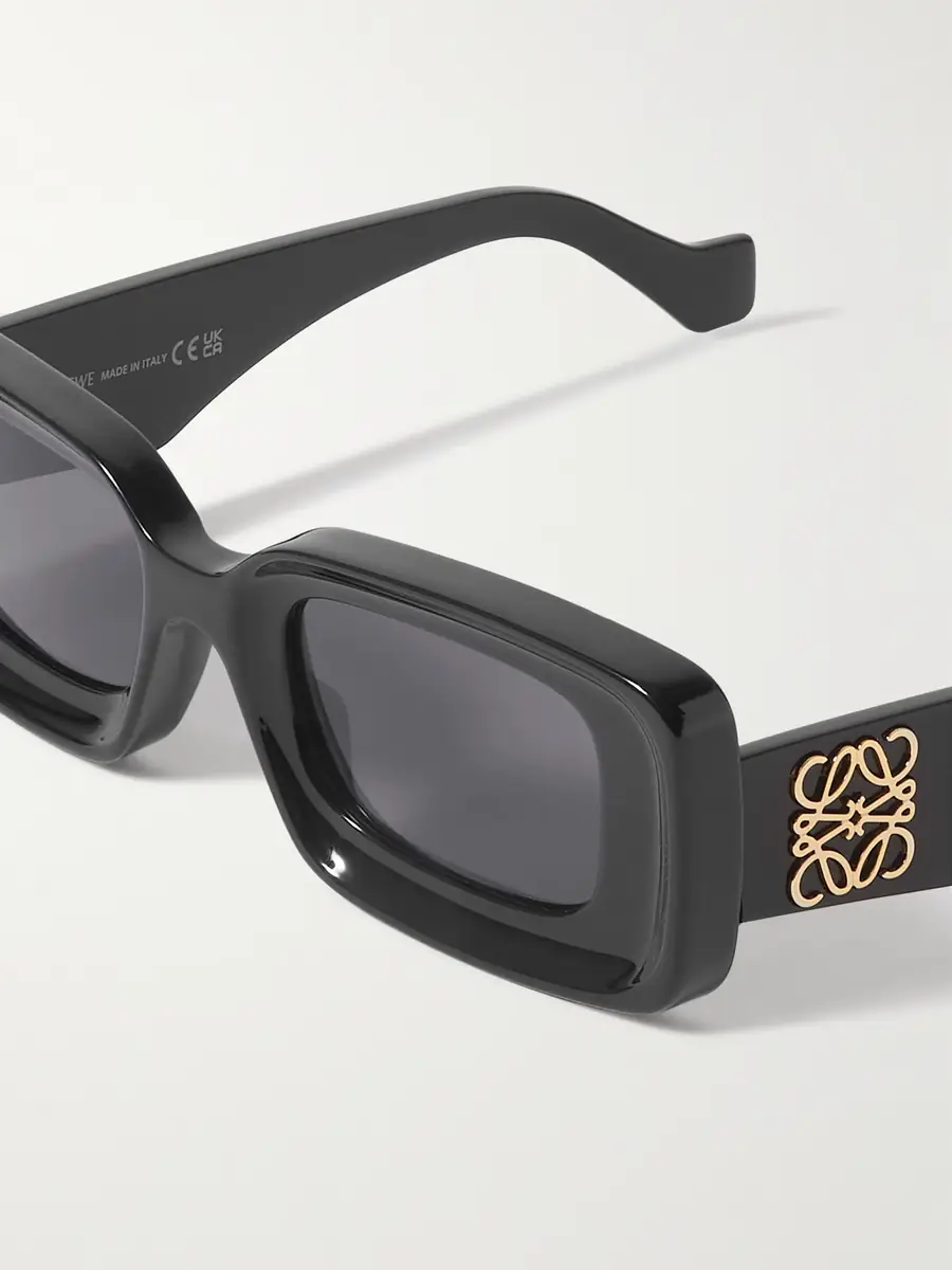 Loewe Anagram Rectangular-Frame Acetate Sunglasses - Men | Thumbnail 3 Loewe Anagram Rectangular-Frame Acetate Sunglasses - Men | Thumbnail 3