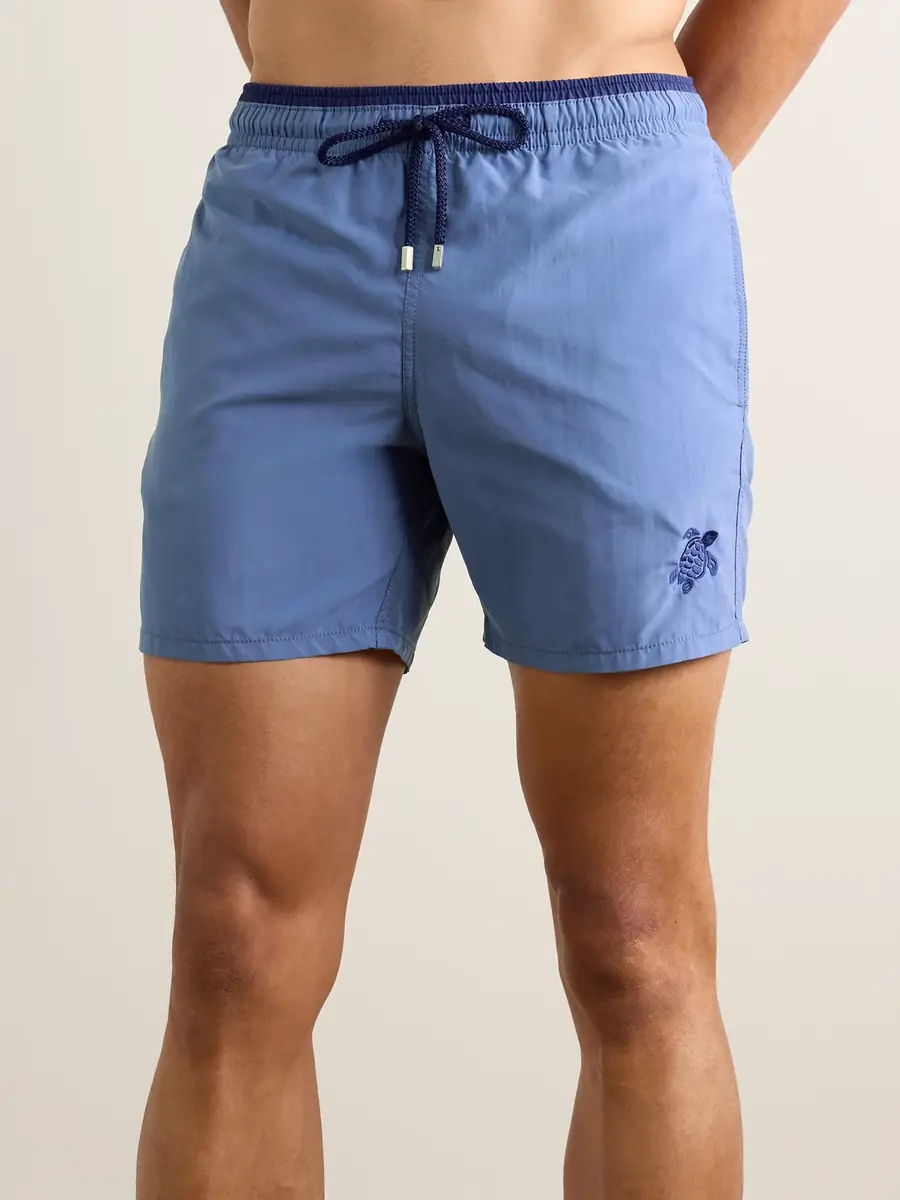 Vilebrequin Moka Straight-Leg Mid-Length ECONYL® Swim Shorts - Men | Thumbnail 2 Vilebrequin Moka Straight-Leg Mid-Length ECONYL® Swim Shorts - Men | Thumbnail 2