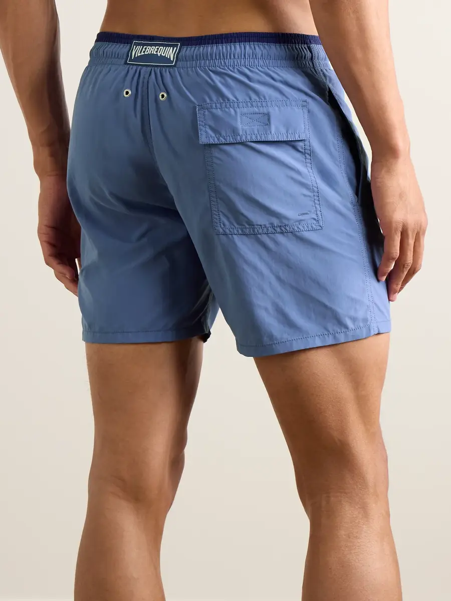 Vilebrequin Moka Straight-Leg Mid-Length ECONYL® Swim Shorts - Men | Thumbnail 3 Vilebrequin Moka Straight-Leg Mid-Length ECONYL® Swim Shorts - Men | Thumbnail 3