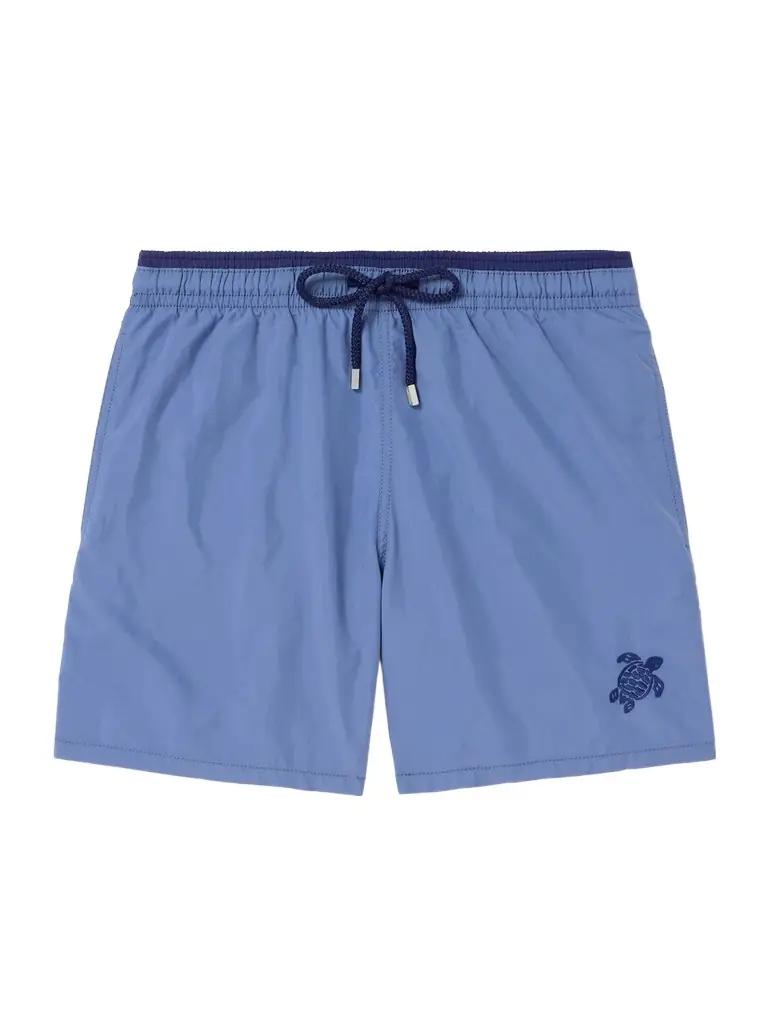 Vilebrequin Moka Straight-Leg Mid-Length ECONYL® Swim Shorts - Men