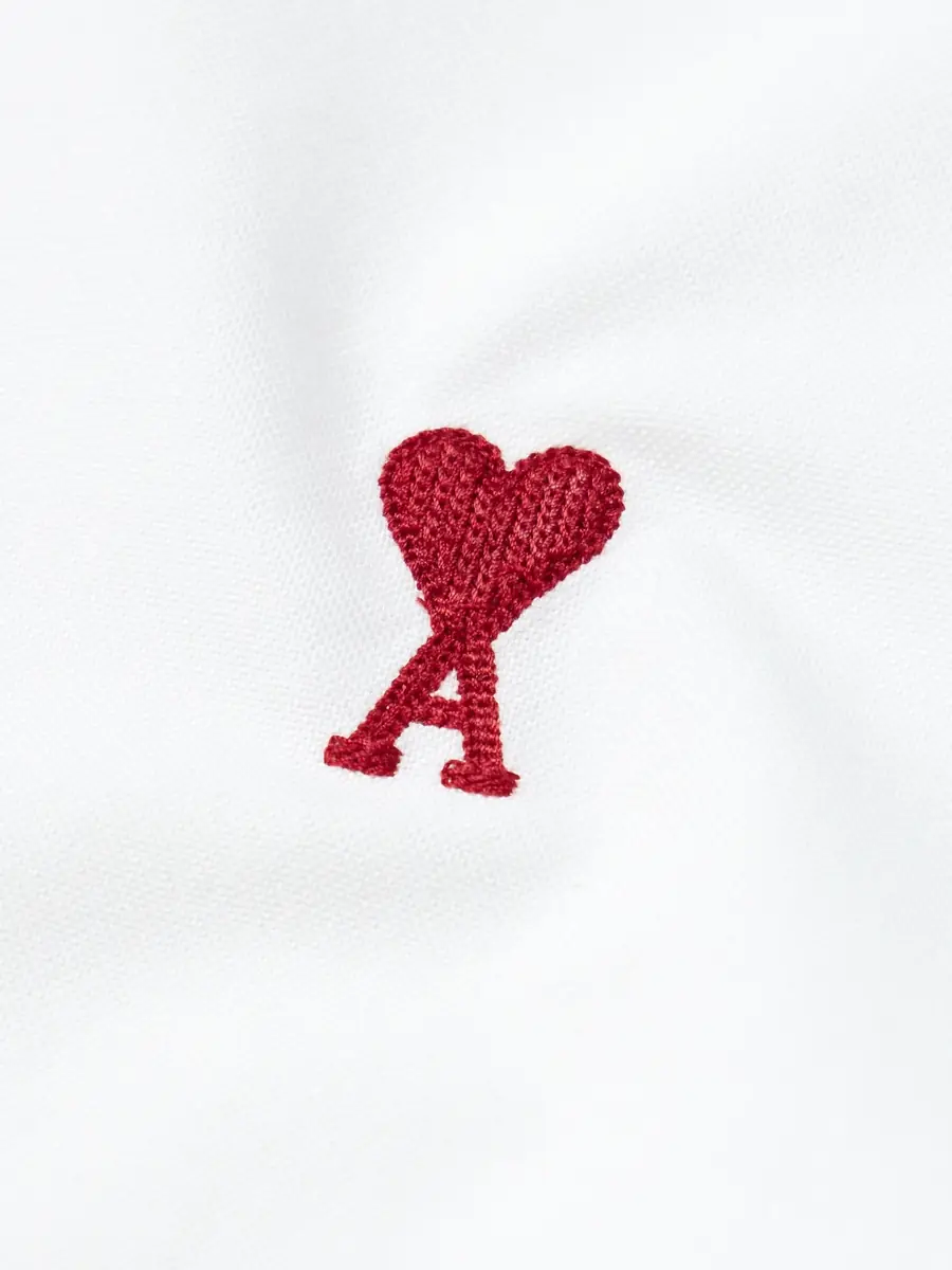 AMI PARIS Button-Down Collar Logo-Embroidered Cotton Oxford Shirt - Men | Thumbnail 5 AMI PARIS Button-Down Collar Logo-Embroidered Cotton Oxford Shirt - Men | Thumbnail 5