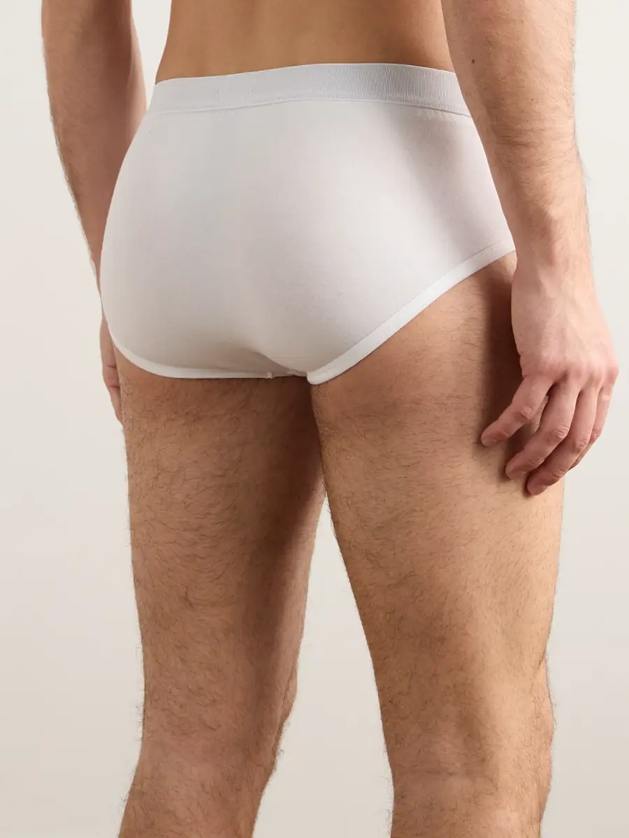 Zegna Stretch-Cotton Briefs - Men | Thumbnail 3 Zegna Stretch-Cotton Briefs - Men | Thumbnail 3