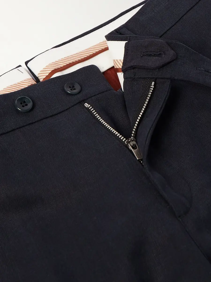 Loro Piana Pantaflat Slim-Fit Straight-Leg Linen-Twill Suit Trousers - Men | Thumbnail 5 Loro Piana Pantaflat Slim-Fit Straight-Leg Linen-Twill Suit Trousers - Men | Thumbnail 5