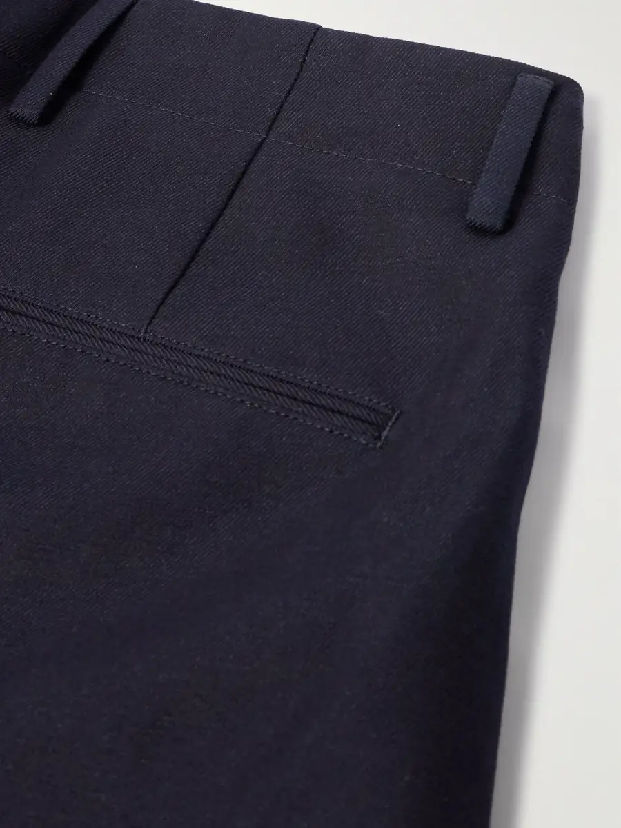 Loro Piana Joetsu Straight-Leg Pleated Cotton and Linen-Blend Twill Bermuda Shorts - Men | Thumbnail 4 Loro Piana Joetsu Straight-Leg Pleated Cotton and Linen-Blend Twill Bermuda Shorts - Men | Thumbnail 4