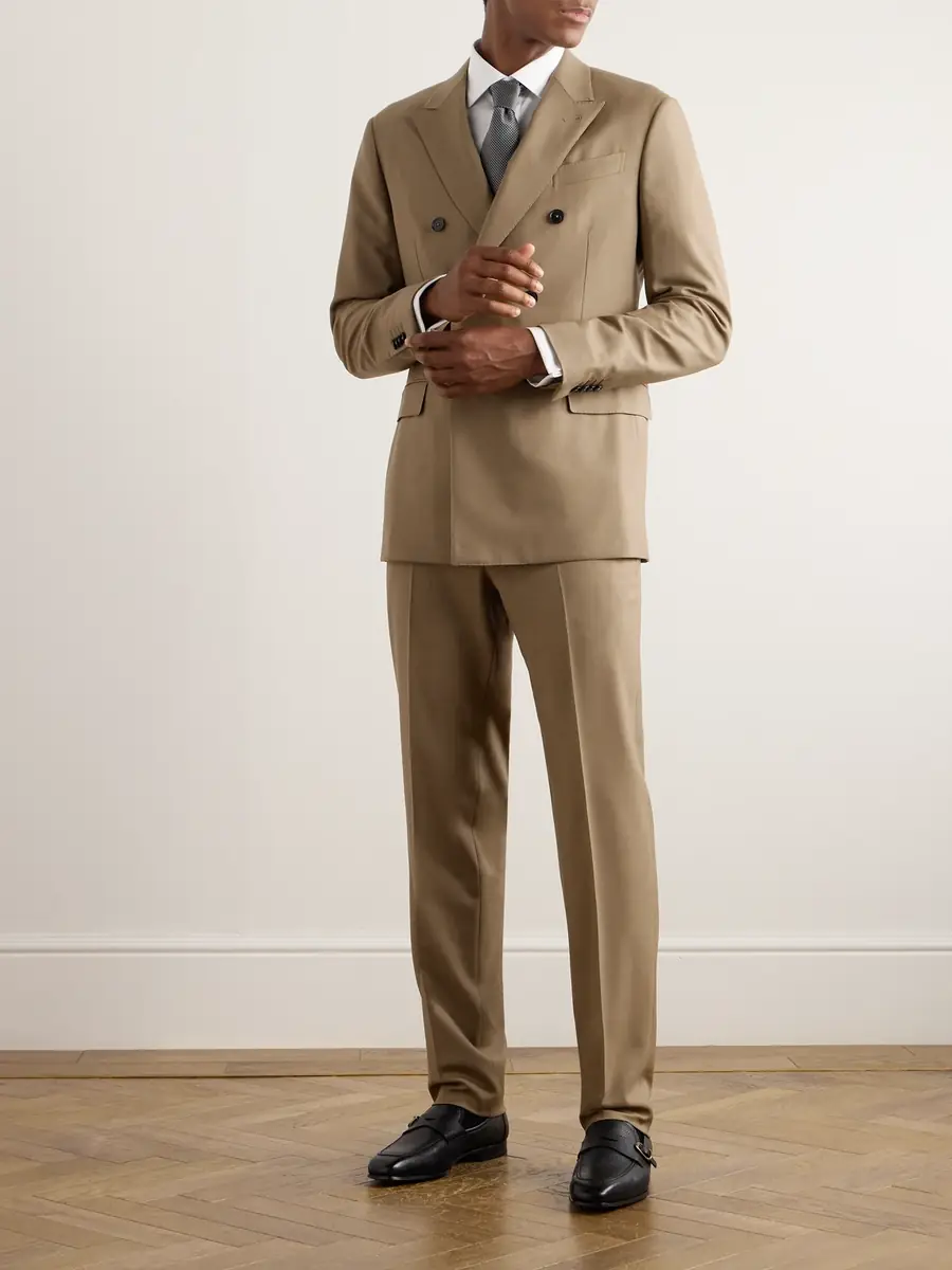 Zegna Double-Breasted Trofeo™ Wool-Twill Suit - Men | Thumbnail 2 Zegna Double-Breasted Trofeo™ Wool-Twill Suit - Men | Thumbnail 2