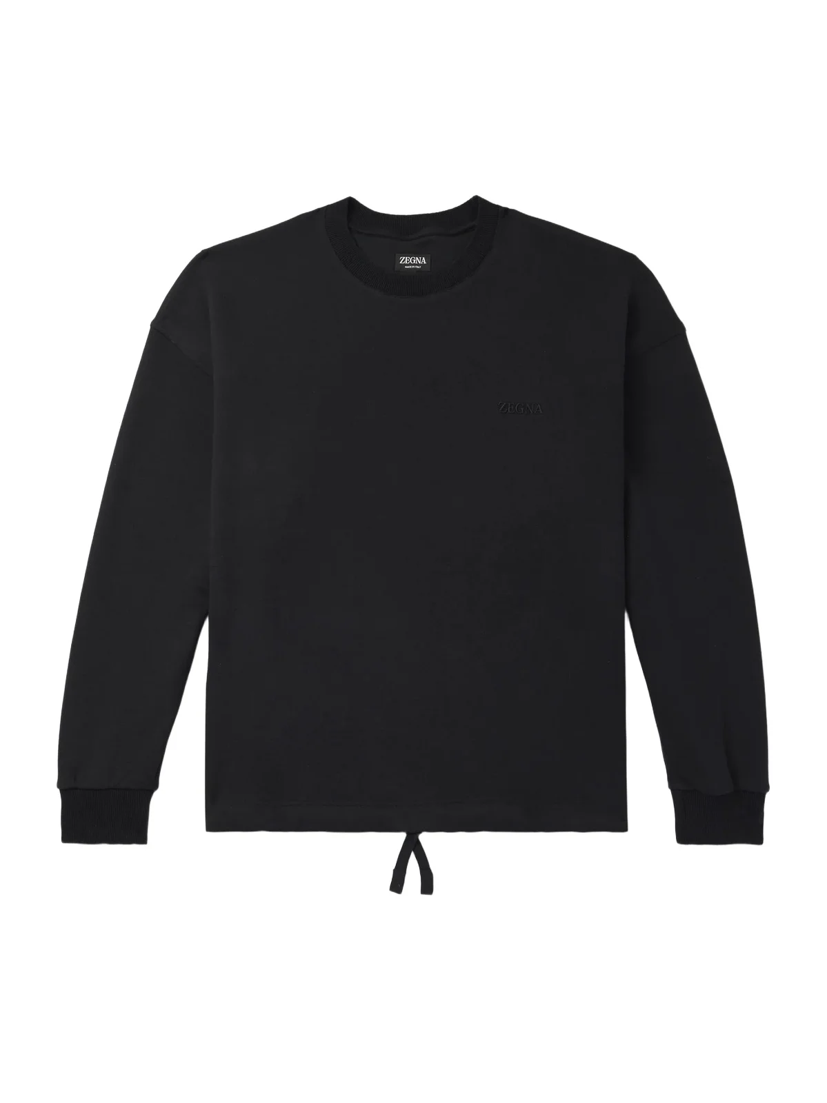 Logo-Embroidered Cotton-Blend Jersey Sweatshirt - Men Logo-Embroidered Cotton-Blend Jersey Sweatshirt - Men