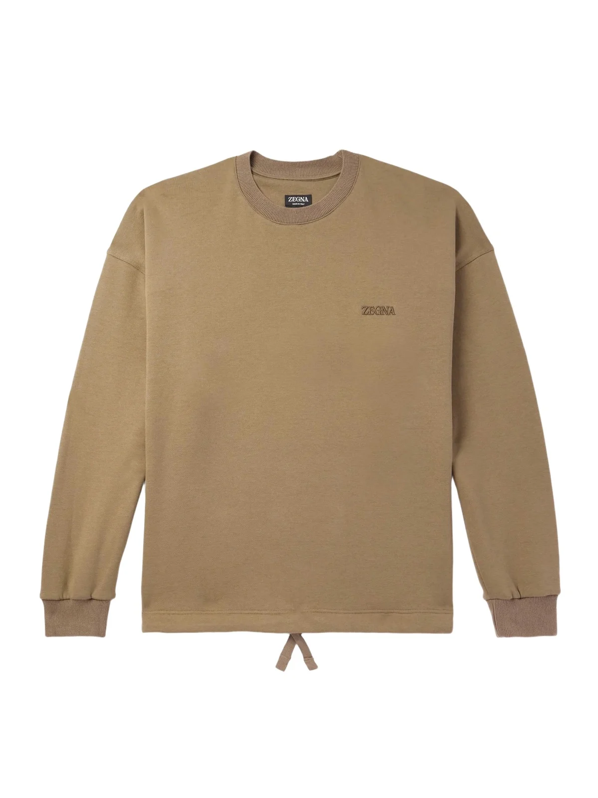 Logo-Embroidered Cotton-Blend Jersey Sweatshirt - Men Logo-Embroidered Cotton-Blend Jersey Sweatshirt - Men