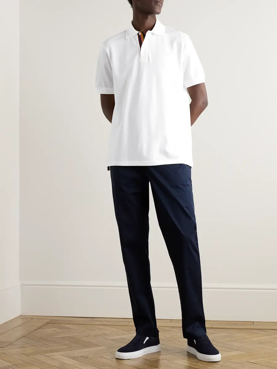 Paul Smith Cotton-Piqué Polo Shirt - Men | Thumbnail 2 Paul Smith Cotton-Piqué Polo Shirt - Men | Thumbnail 2