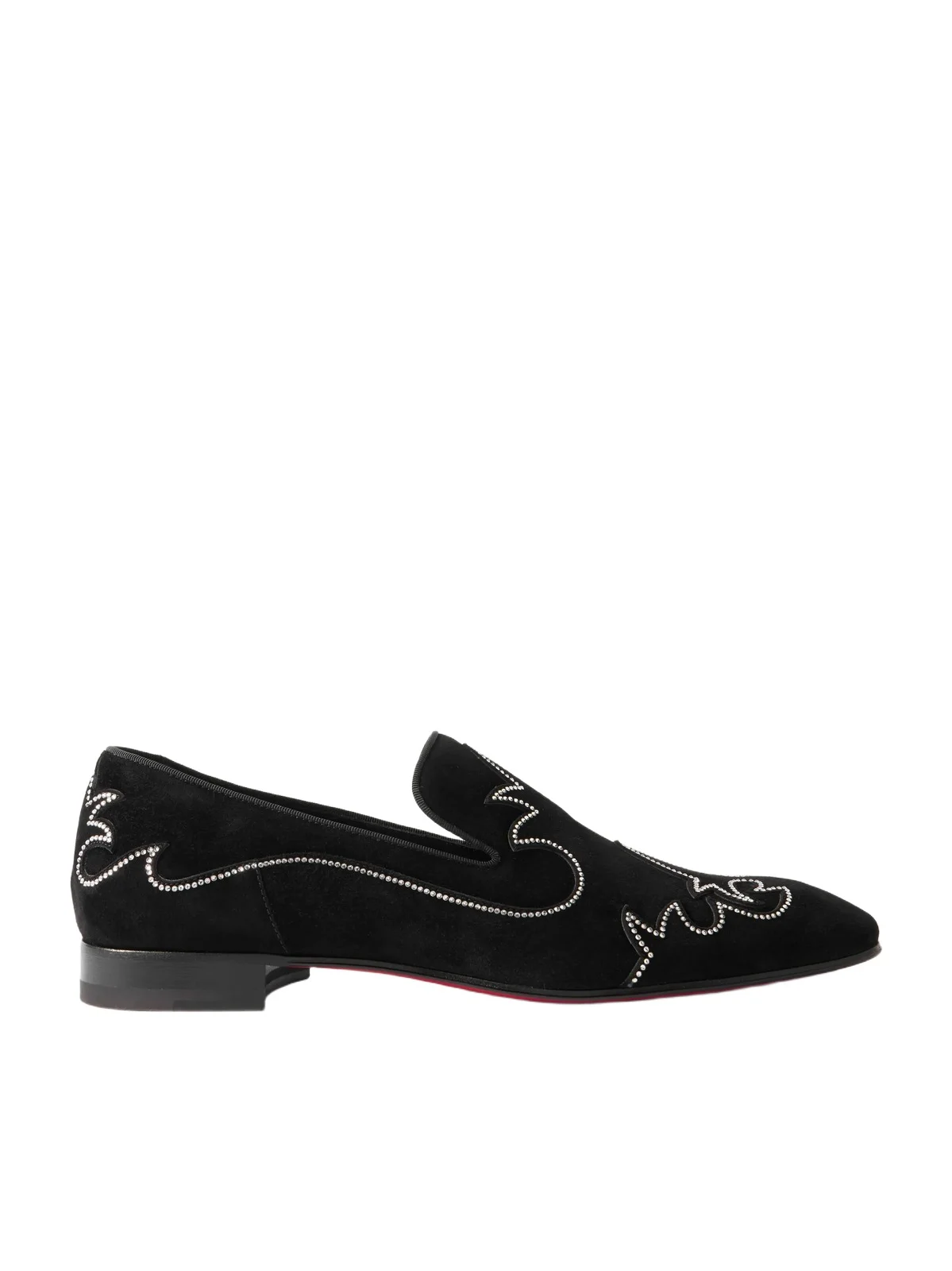 Dandysiago Grosgrain-Trimmed Embellished Velvet Loafers - Men Dandysiago Grosgrain-Trimmed Embellished Velvet Loafers - Men