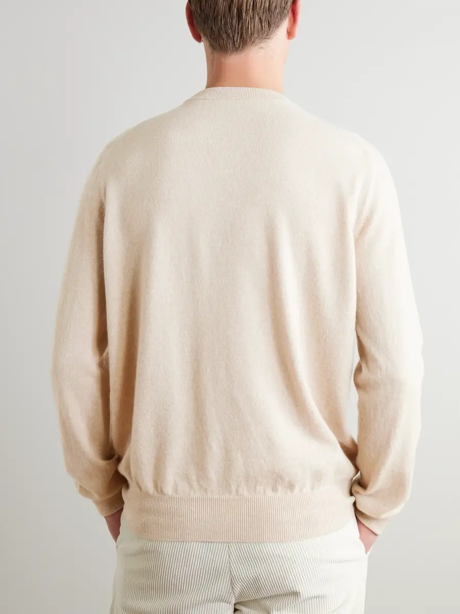 Loro Piana Slim-Fit Baby Cashmere Sweater - Men | Thumbnail 4 Loro Piana Slim-Fit Baby Cashmere Sweater - Men | Thumbnail 4
