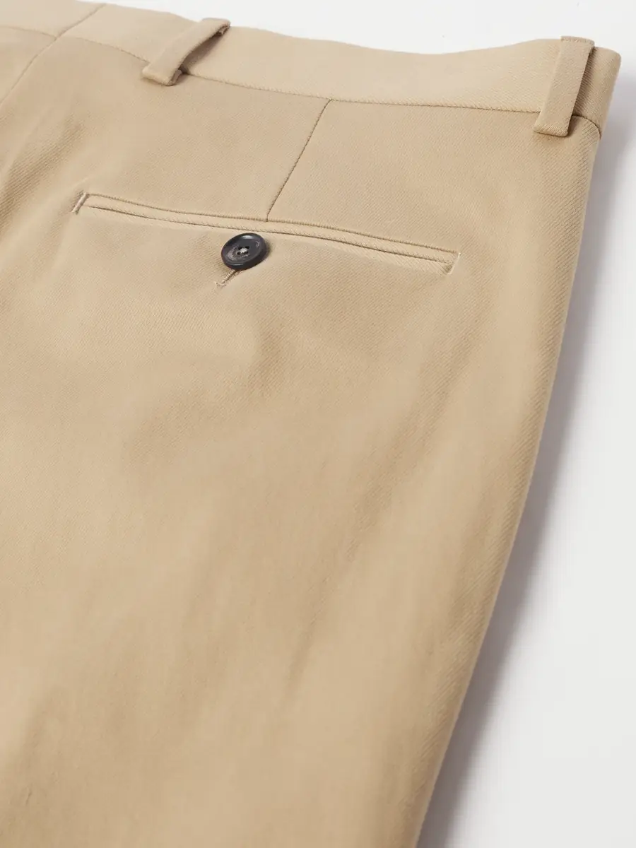 Loro Piana Jarno Austin Straight-Leg Stretch-Cotton Twill Trousers - Men | Thumbnail 4