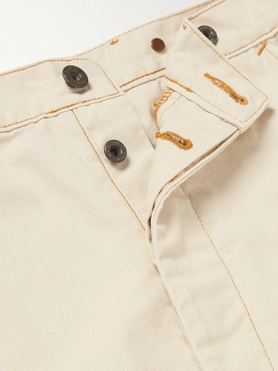 KAPITAL Lumber Straight-Leg Embroidered Cotton-Canvas Cargo Trousers - Men | Thumbnail 6 KAPITAL Lumber Straight-Leg Embroidered Cotton-Canvas Cargo Trousers - Men | Thumbnail 6