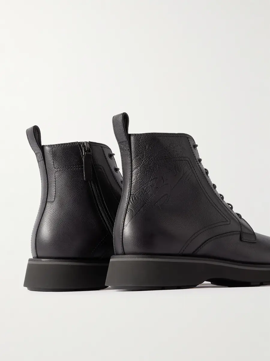 Berluti Alessio Scritto Venezia Full-Grain Leather Boots - Men | Thumbnail 5