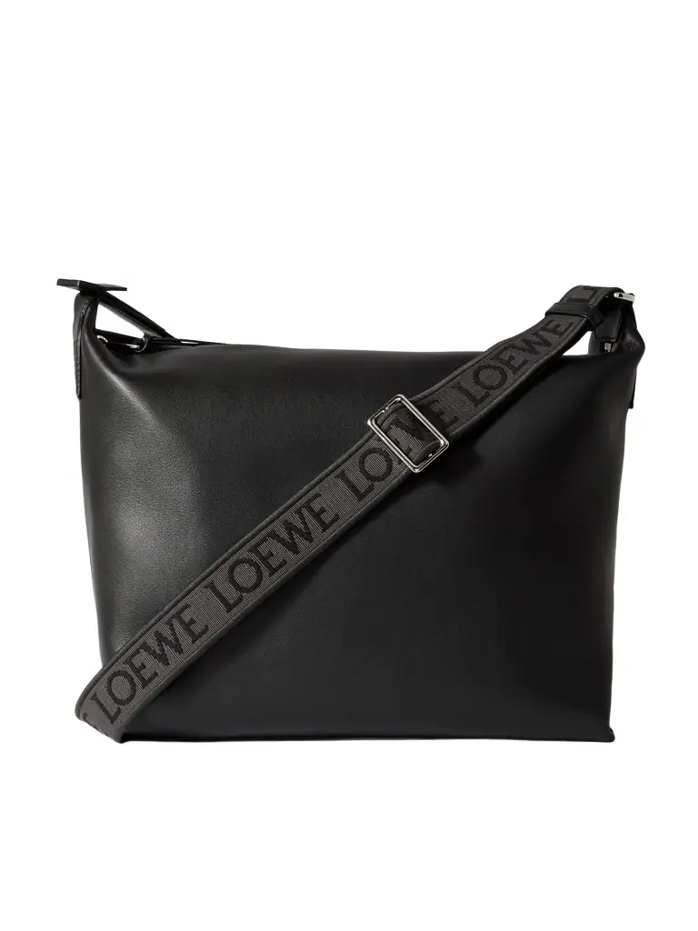 Loewe Cubi Leather Messenger Bag - Men | Image 1 Loewe Cubi Leather Messenger Bag - Men | Image 1