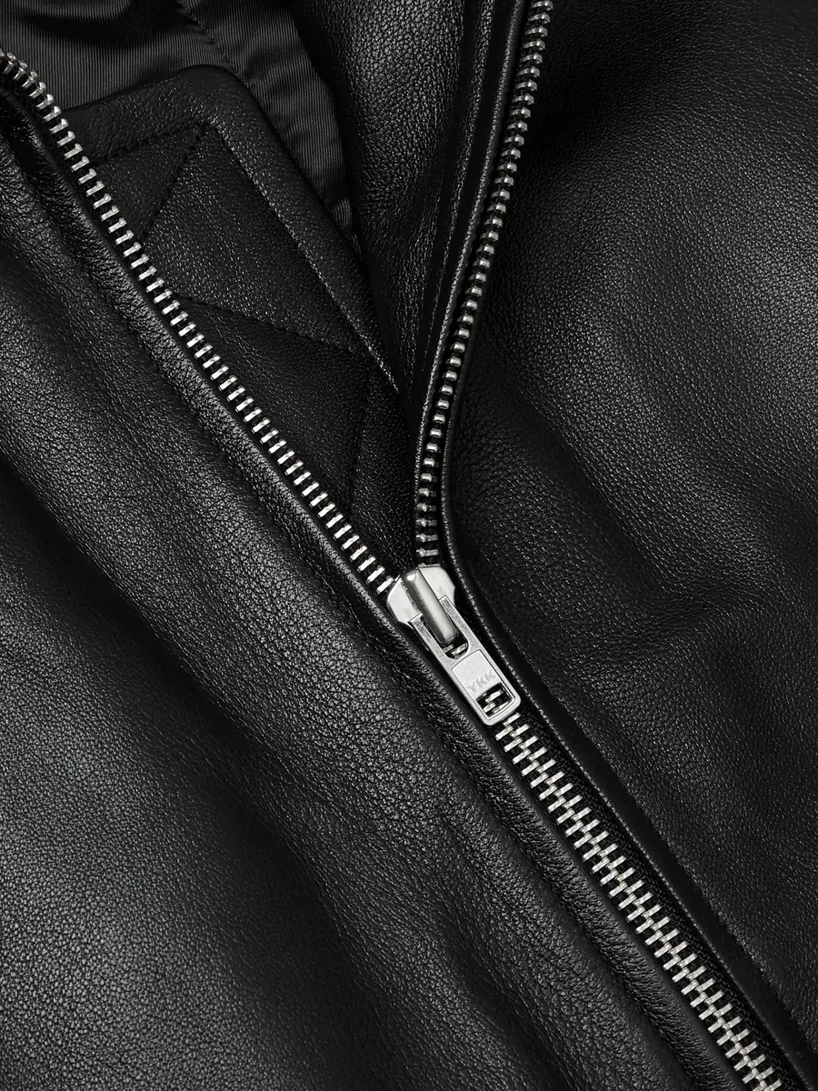 AGOLDE Chadwick Full-Grain Leather Jacket - Men | Thumbnail 4