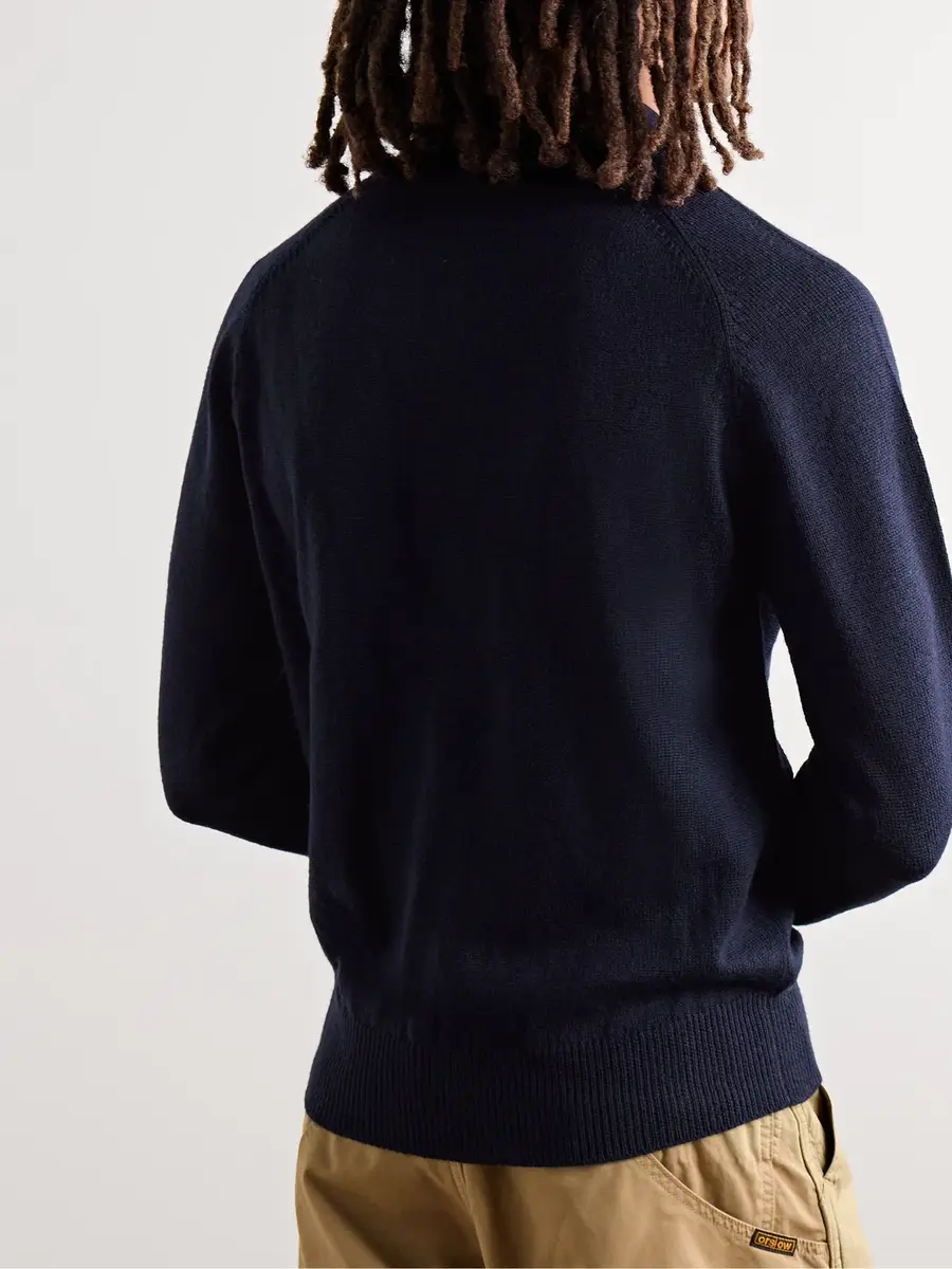 Drake's Merino Wool Polo Shirt - Men | Thumbnail 4