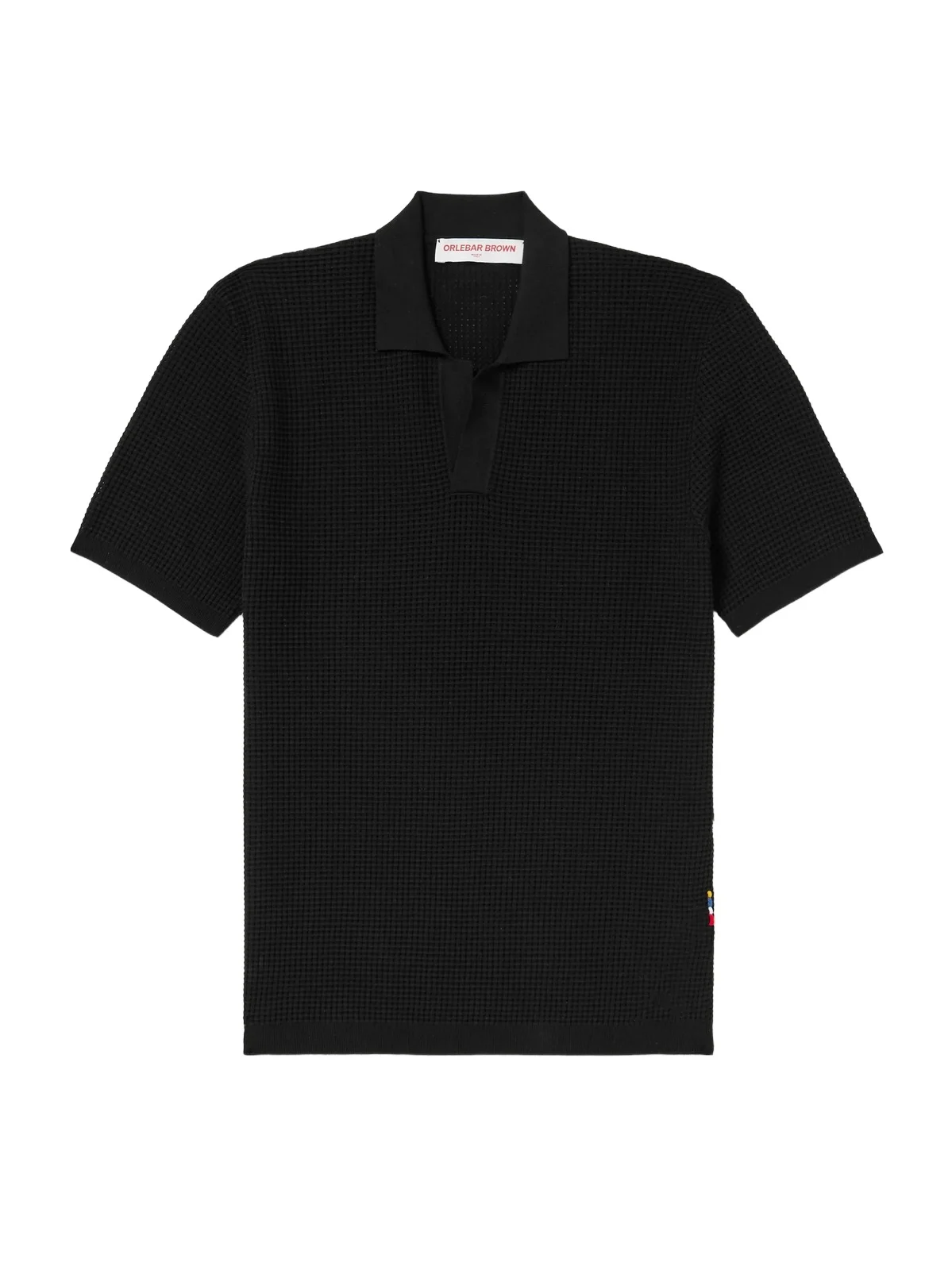 Orlebar Brown Roddy Waffle-Knit Polo Shirt - Men