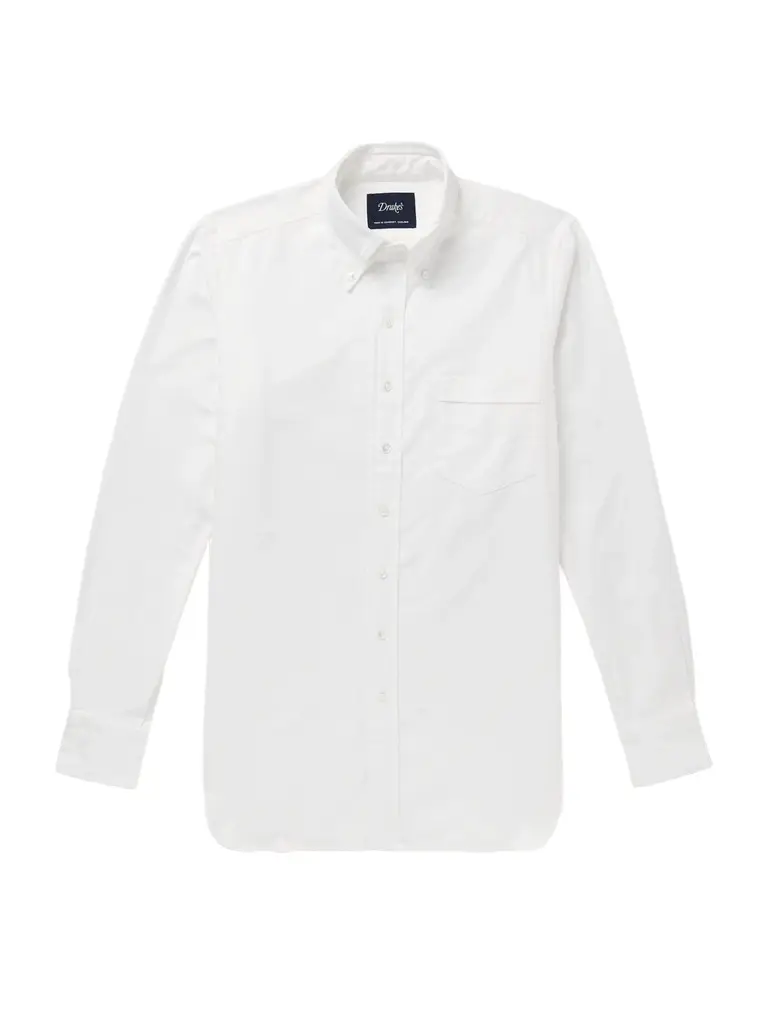Drake's Slim-Fit Button-Down Collar Cotton Oxford Shirt - Men | Image 1 Drake's Slim-Fit Button-Down Collar Cotton Oxford Shirt - Men | Image 1