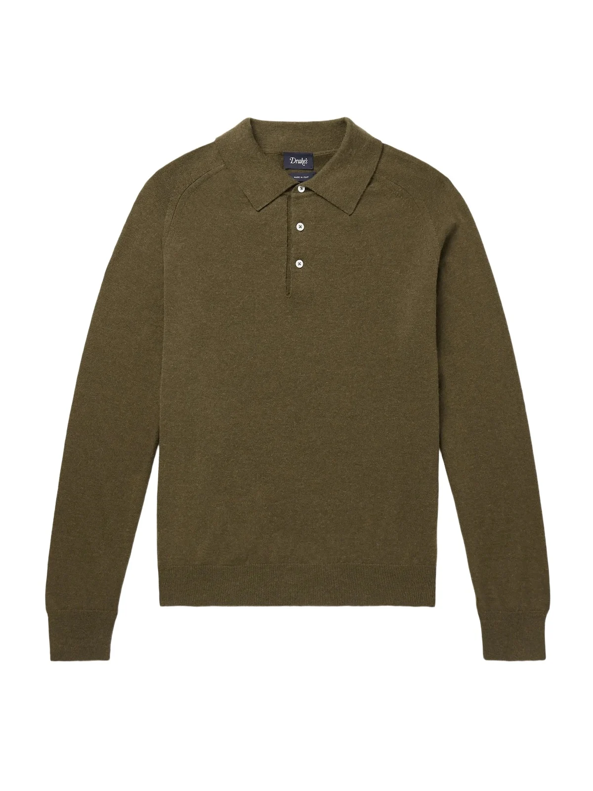 Wool and Alpaca-Blend Polo Shirt - Men Wool and Alpaca-Blend Polo Shirt - Men