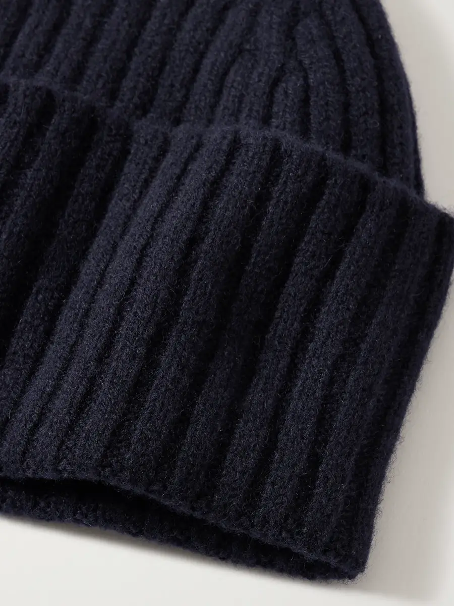 Drake's Ribbed Wool Beanie - Men | Thumbnail 3 Drake's Ribbed Wool Beanie - Men | Thumbnail 3