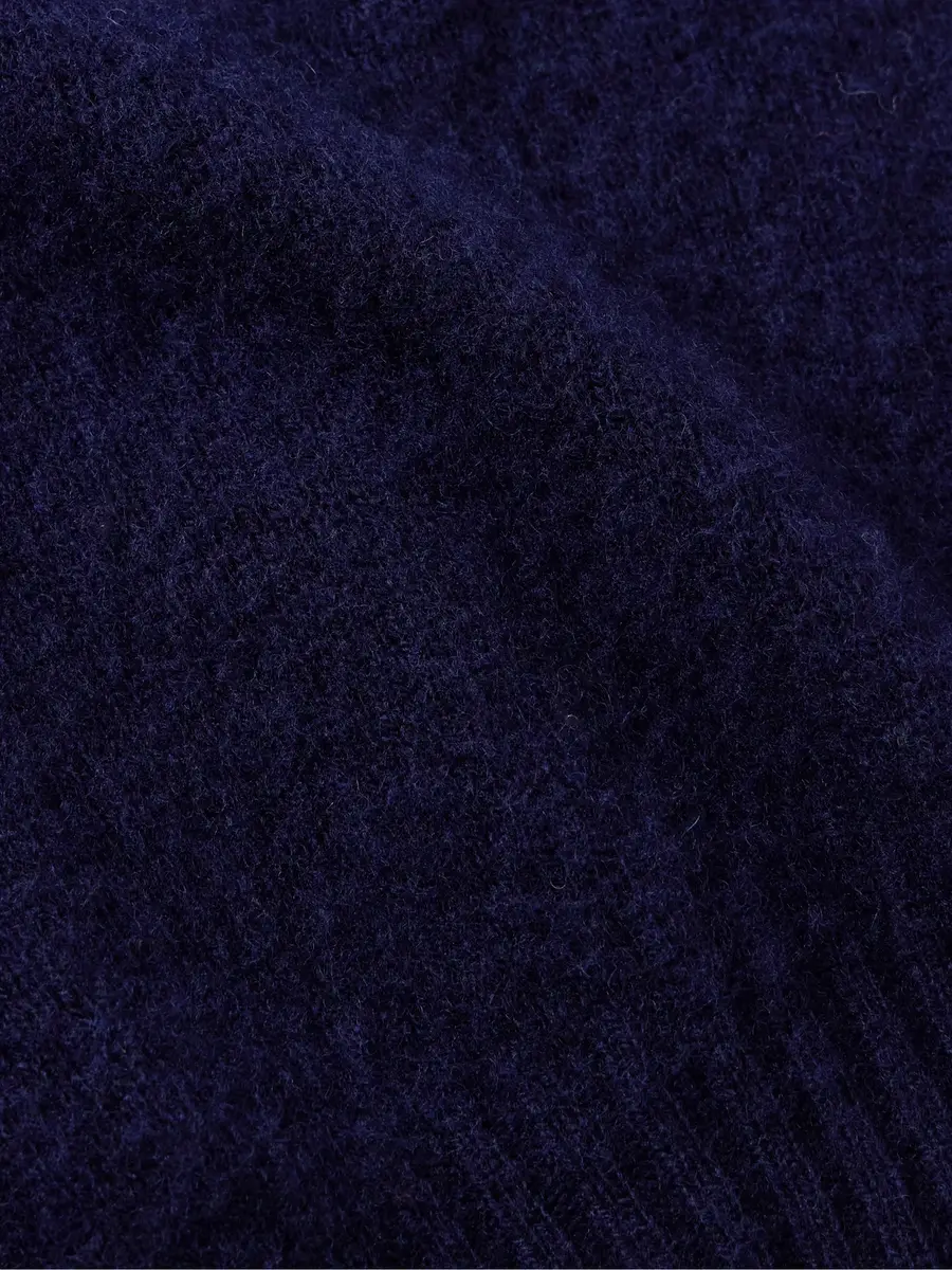 Drake's Brushed Shetland Wool Sweater - Men | Thumbnail 5