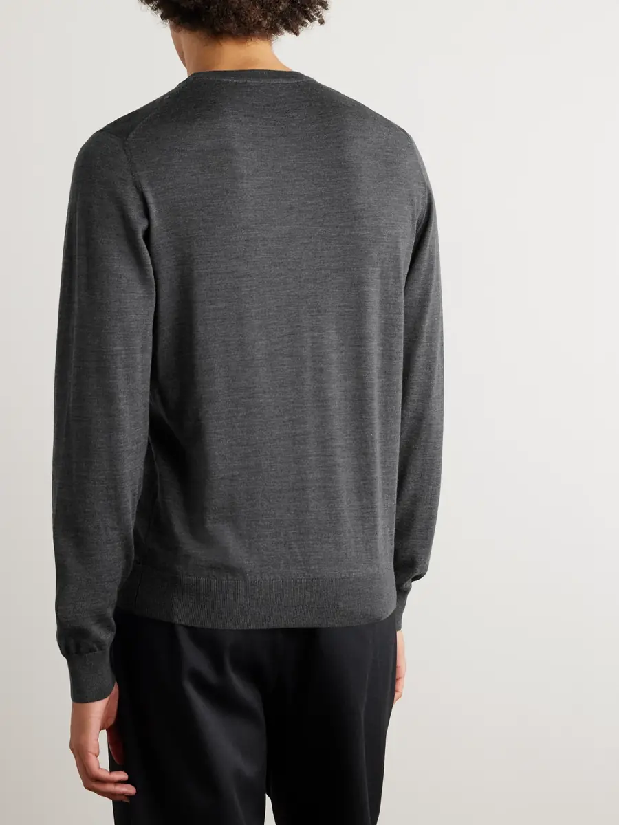 PIACENZA 1733 Slim-Fit Wool Sweater - Men | Thumbnail 3 PIACENZA 1733 Slim-Fit Wool Sweater - Men | Thumbnail 3