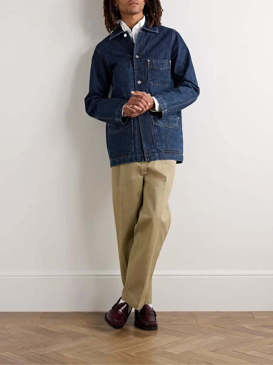 Drake's Selvedge Denim Jacket - Men | Thumbnail 2 Drake's Selvedge Denim Jacket - Men | Thumbnail 2