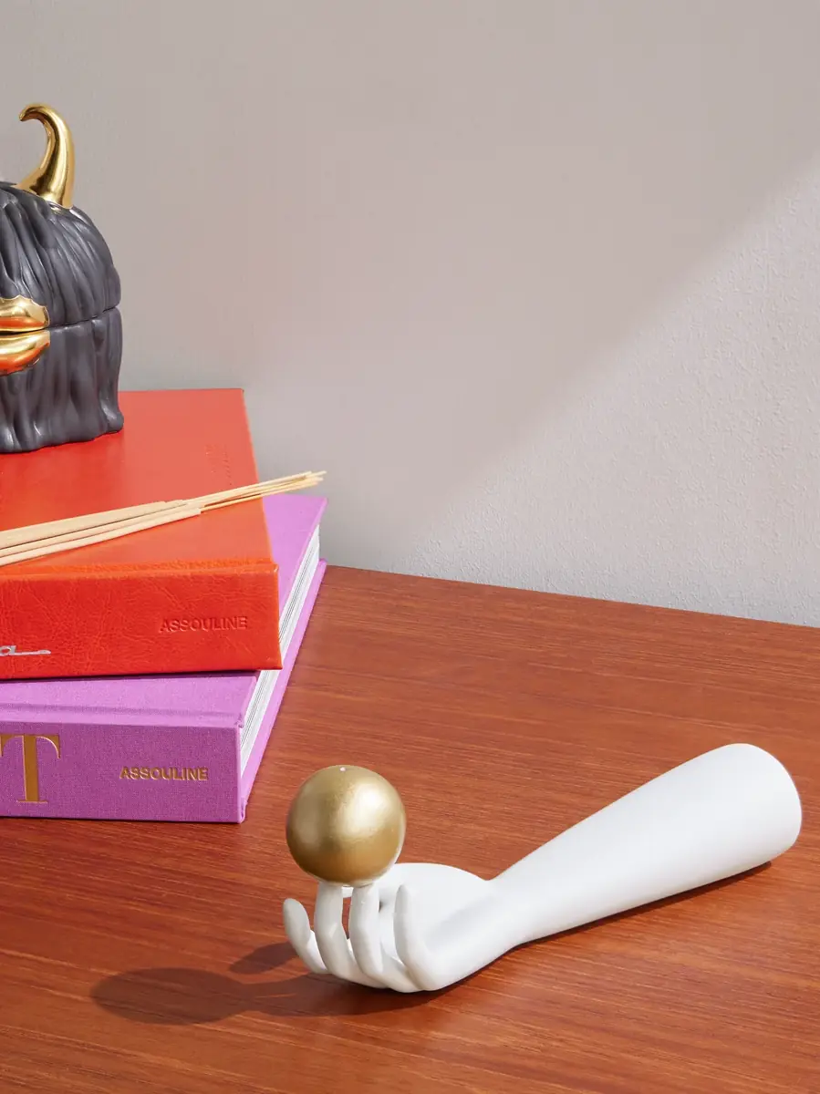 L'Objet Atlas Gold-Plated Porcelain Incense Burner - Men | Thumbnail 2