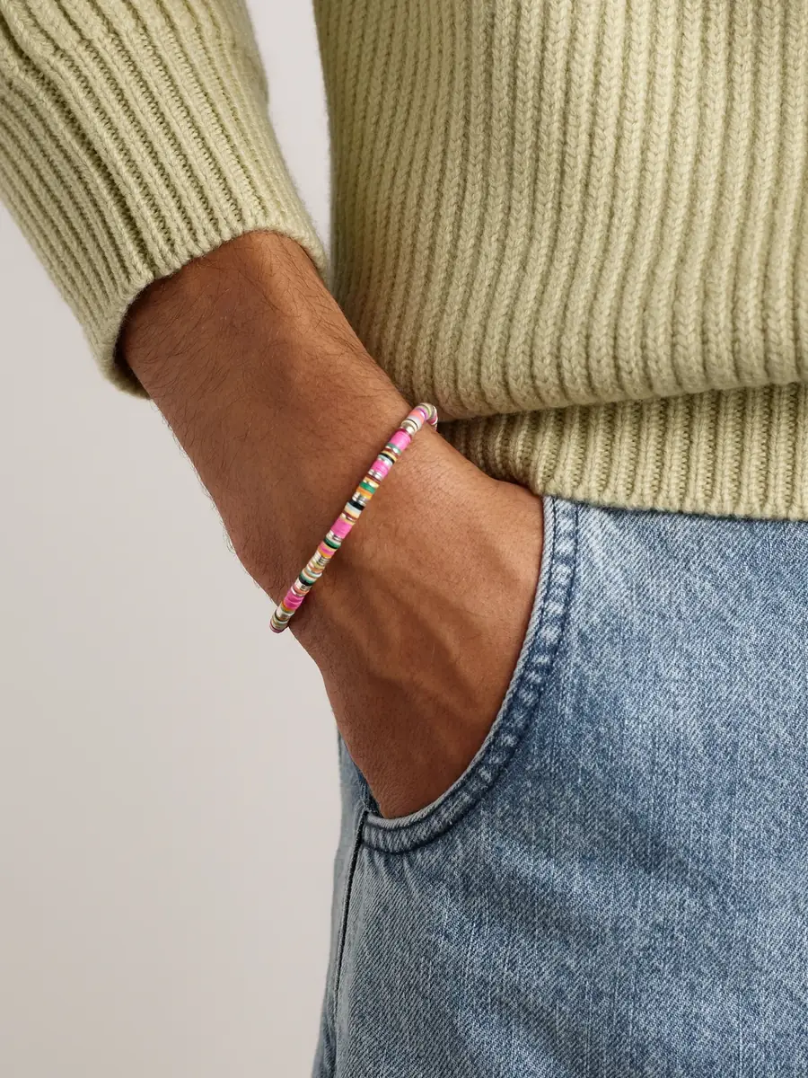 M. COHEN Malli Sterling Silver Beaded Bracelet - Men | Thumbnail 2 M. COHEN Malli Sterling Silver Beaded Bracelet - Men | Thumbnail 2