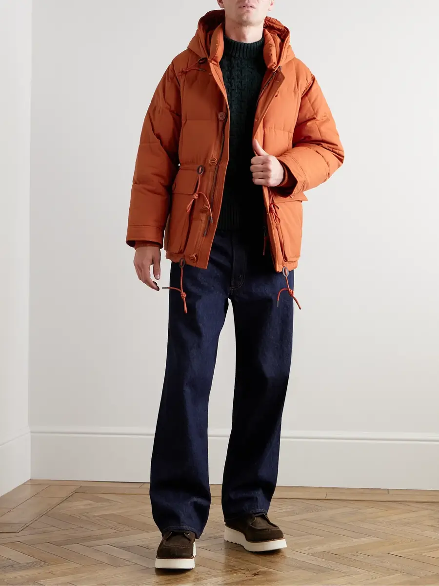 FrizmWORKS Karakoram Quilted Cotton-Blend Hooded Down Jacket - Men | Thumbnail 2 FrizmWORKS Karakoram Quilted Cotton-Blend Hooded Down Jacket - Men | Thumbnail 2