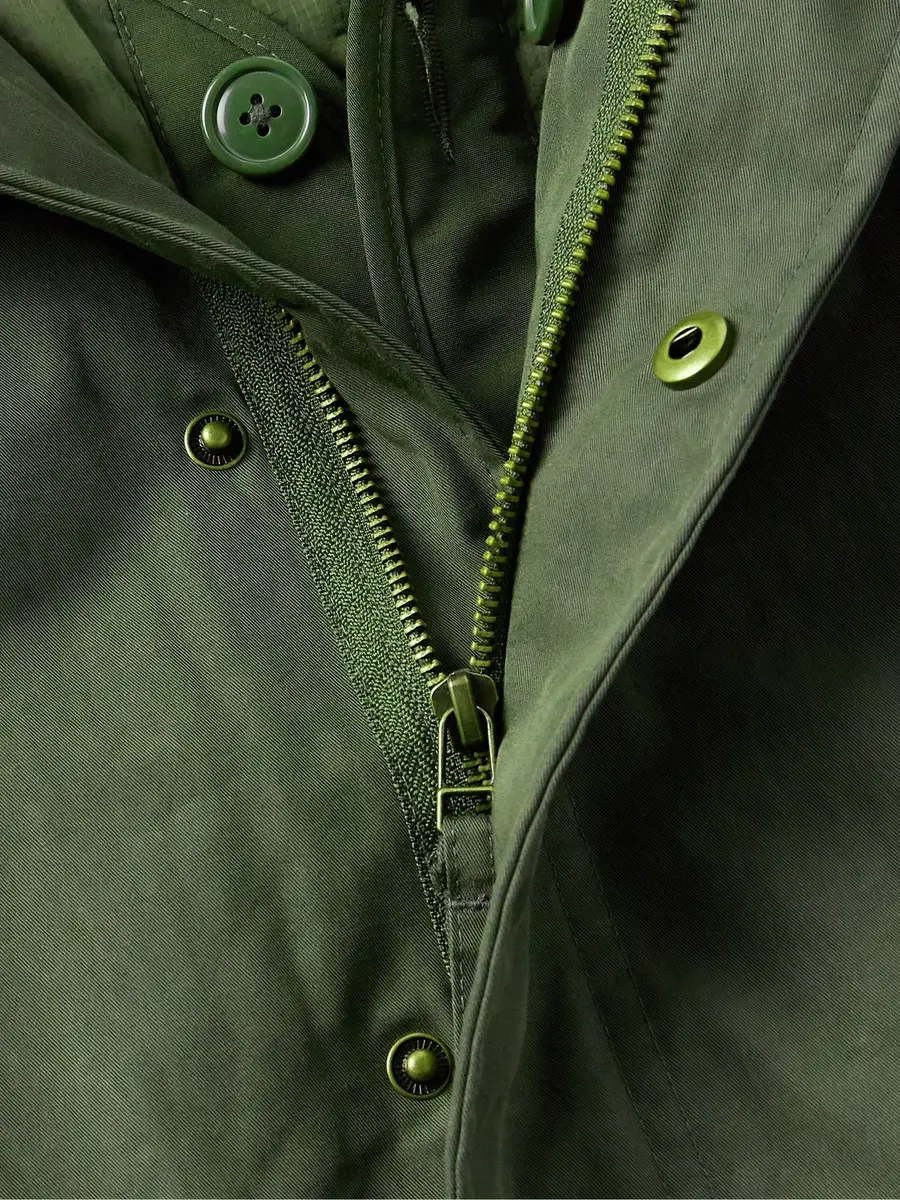 FrizmWORKS Oscar Convertible Cotton and Nylon-Blend Twill Hooded Jacket with Ripstop Liner - Men | Thumbnail 4