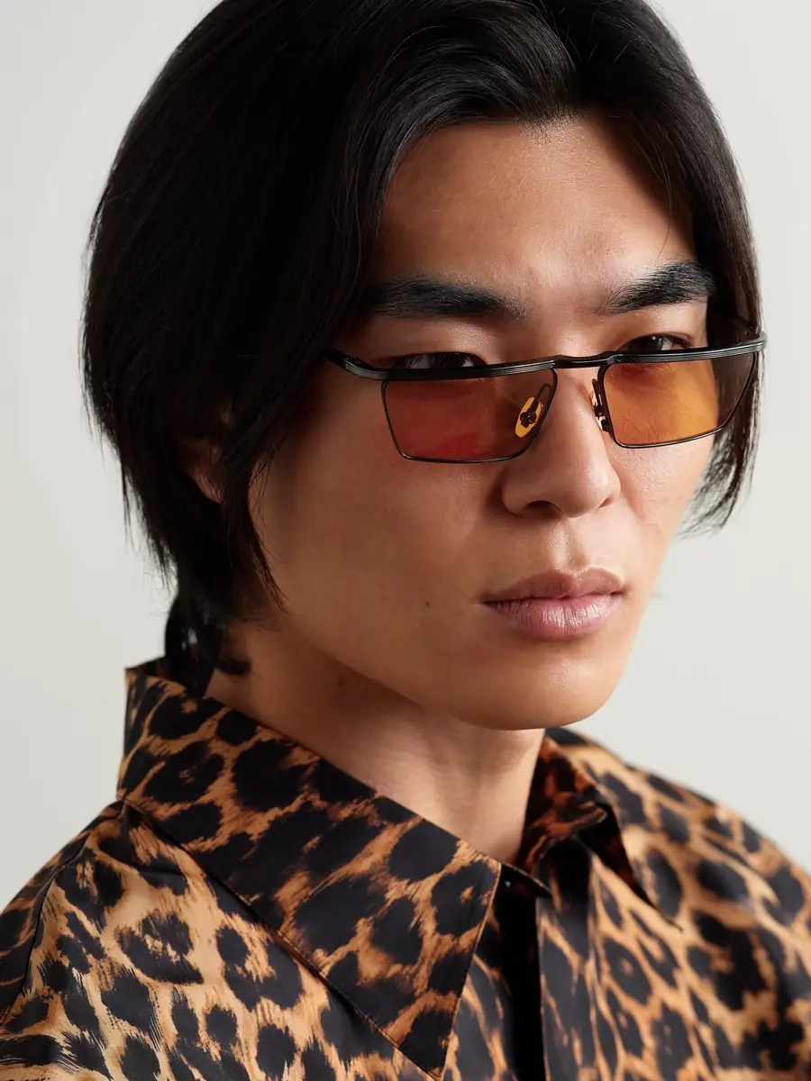 Jacques Marie Mage Bogart D-Frame Metal Sunglasses - Men | Thumbnail 2 Jacques Marie Mage Bogart D-Frame Metal Sunglasses - Men | Thumbnail 2